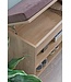 Wohnling WL5.344 met zitting Kledingkast Bank hout 104x51x32 cm Sonoma | Houten bank klein gestoffeerd | Bank smalle gang met bergruimte | Borst bank meubilair op de borstkas hal