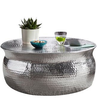 Wohnling Salontafel KARAM aluminium zilver 75 cm - WL5.451