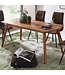 Wohnling eettafel WL5.572 hout 120x77x60 cm Sheesham massief houten tafel | Design keukentafel hout | Massieve houten tafel rustiek Eettafel Massief echthout Modern | Grote eettafel