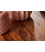 Wohnling Design nesttafel WL5.574 Sheesham massief houten bijzettafel set van 2 kleine | Koffietafel Set 2 houten tafels | Massief houten salontafel | Smalle salontafel van palissander