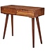Wohnling Console tafel WL5.577 90x76x36cm Sheesham Massief hout met laden, Design Houten Dressoir Console Massief, Kleine Landelijke Bureau Haltafel, Kaptafel Bijzettafel Natuur