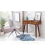 Wohnling Console tafel WL5.577 90x76x36cm Sheesham Massief hout met laden, Design Houten Dressoir Console Massief, Kleine Landelijke Bureau Haltafel, Kaptafel Bijzettafel Natuur