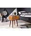 Wohnling 47 x 66 x 36 cm WL5.578 Sheesham Nachtkastje Boxspringbed | Nachtkastje 2 laden landelijke stijl | Nachtkastje bed massief houten bed | Nachtkastje Modern Nightbox Bruin