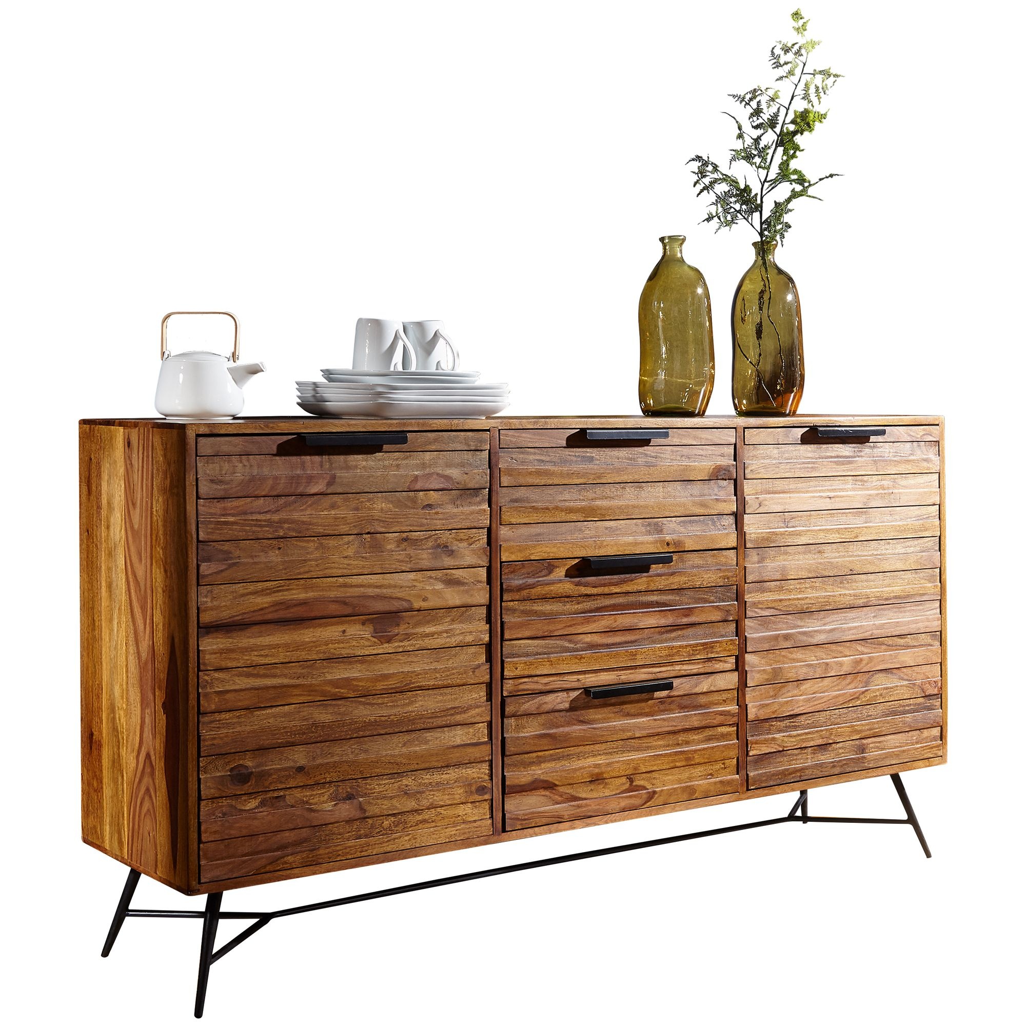 Dressoir NISHAN sheeshamhout 160 cm