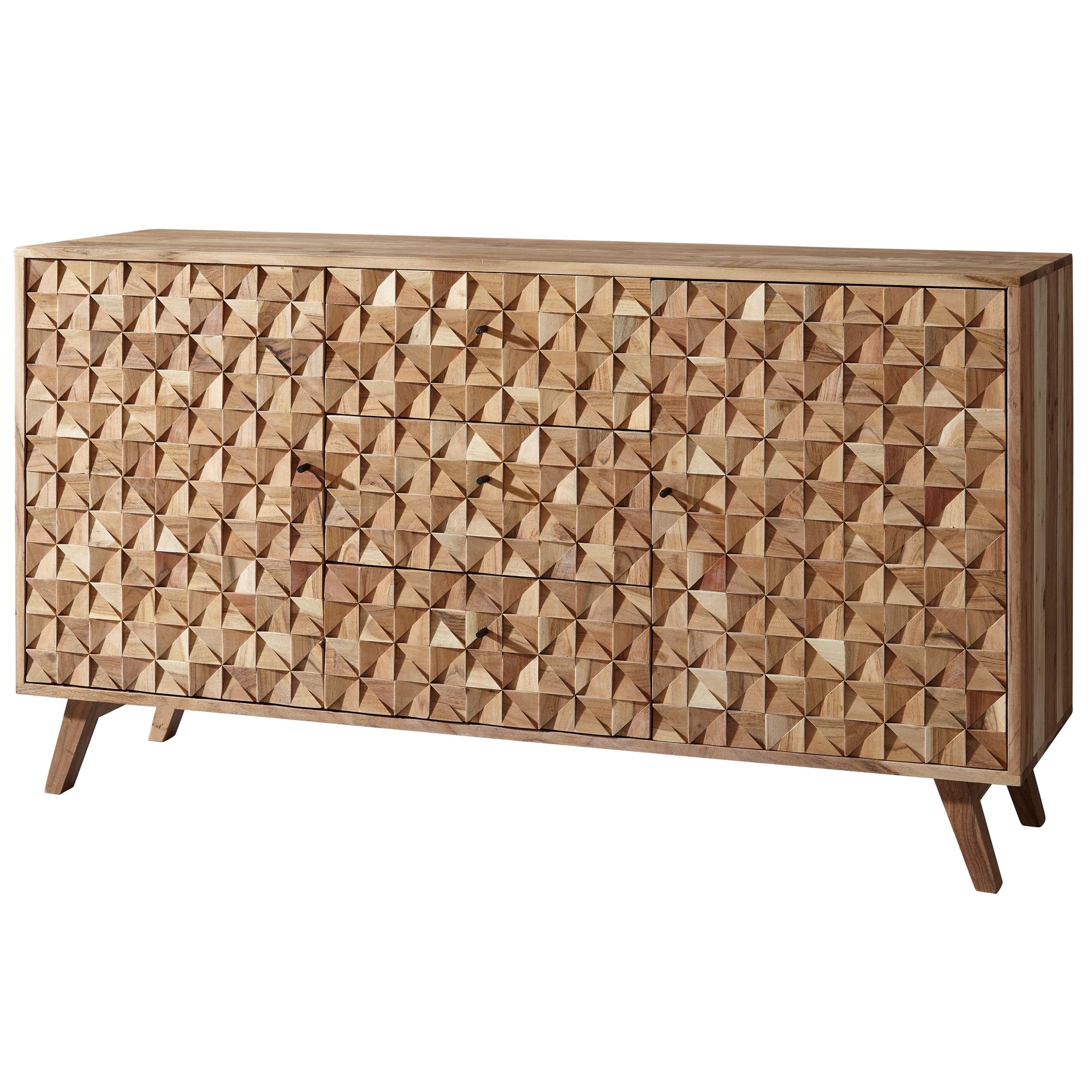 Dressoir REWA acaciahout bruin 140 cm