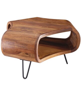 Wohnling Salontafel sheeshamhout bruin 55x55 cm - WL5.603