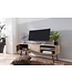 Wohnling HiFi Lowboard SIKAR Massief Houten Country TV Dressoir Mango 145x47x35cm | TV-meubel Onderkast met 2 deuren | Opbergvak voor tv-tafel | TV-meubel voor tv | Tv-bord woonkamer