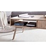 Wohnling salontafel SIKAR 95x42x50cm Mango massief hout / metalen salontafel | Design salontafel met lade | Kamertafel landhuis bruin | Design houten salontafel massief | Tafel woonkamer
