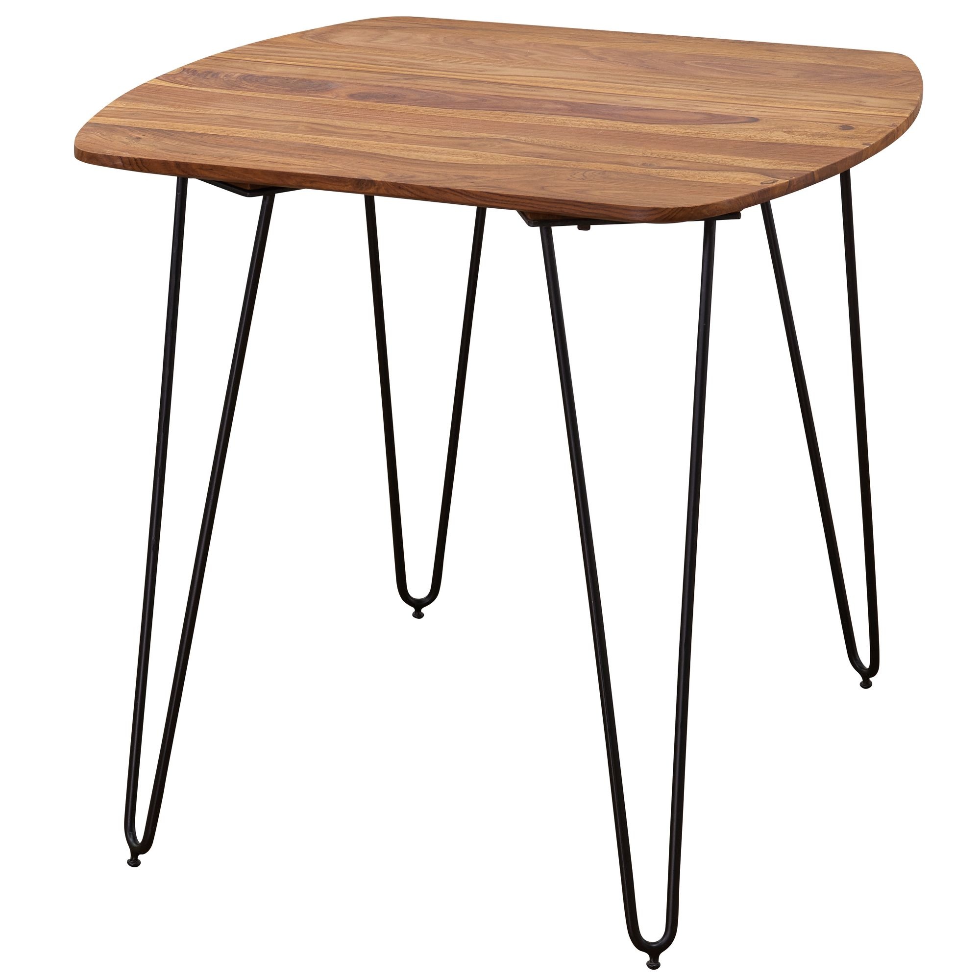 Eettafel KELA sheeshamhout bruin 80x80 cm