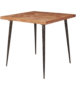 Wohnling Eettafel LODI acaciahout 80x80 cm - WL5.633
