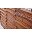 Wohnling WOONEND  dressoir WL5.635 Sheesham massief hout 150x81x41 cm rustieke ladekast | Design dressoir groot | Hoge ladekast met 3 deuren massief hout | Vloerkast Woonkamer Modern