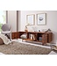 Wohnling HiFi Lowboard WL5.636 Sheesham massief houten landhuis TV-dressoir 147x50x38cm | TV-meubel Onderkast met 3 deuren | Opbergvak voor tv-tafel | TV-meubel voor tv