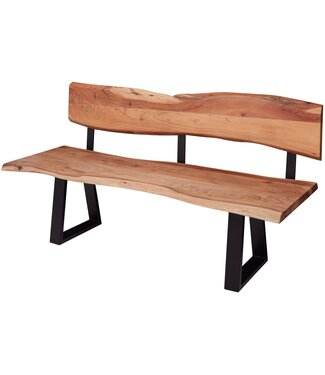 Wohnling Eetkamerbank GAYA acaciahout 160x84 cm - WL5.638