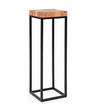 Wohnling Bijzettafel acaciahout hoog 30x97 cm - WL5.654