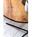 Wohnling bijzettafel WL5.657 40x46x40cm WL5.657 Metalen salontafel van metaal van Sheesham | Industriële stijl Echte houten tafels Woonkamer | Houten tafel Banktafel Metalen poten | Anstellisch Dekotisch Rosewood