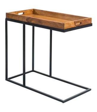 Wohnling Bijzettafel sheeshamhout 70x65 cm - WL5.667