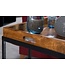 Wohnling tabel WL5.667 sheesham 70x65x34 cm met metalen frame | Ontwerp TV-lade Lade Tafel Woonkamer | Kleine palissander dienblad natuurlijke hout | Abstellisch houten metalen blad