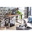 Wohnling consoletafel PRIYA 115x76x46 cm massief hout natuur | Console rustieke woonkamer | Sideboard Gang Gang Smalle | Toilettafel Industriële stijl | Echte houten kaptafel slaapkamer hoog