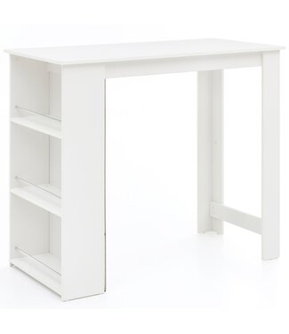 Wohnling Bartafel wit 120 cm breed - WL5.732