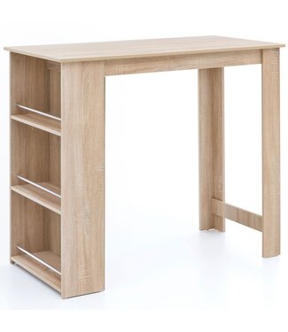 Wohnling Bartafel sonoma 120 cm breed - WL5.733
