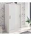 Wohnling archiefkast WL5.817 hout 60 x 107,5 x 28,5 cm wit | Multifunctionele kast ontwerpen | Kantoor kast Modern | Ladenkast Halmeubels | Dressoir op de gang Kleine opbergkast