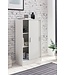 Wohnling archiefkast WL5.817 hout 60 x 107,5 x 28,5 cm wit | Multifunctionele kast ontwerpen | Kantoor kast Modern | Ladenkast Halmeubels | Dressoir op de gang Kleine opbergkast