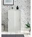 Wohnling archiefkast WL5.817 hout 60 x 107,5 x 28,5 cm wit | Multifunctionele kast ontwerpen | Kantoor kast Modern | Ladenkast Halmeubels | Dressoir op de gang Kleine opbergkast