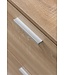 Wohnling WL5.828 Modern 120 x 81 x 24 cm Houten schoenenrek Sonoma 4 vakken | Schoenenkast bovenkast met plank | Ontwerp schoenkantelaar schoenenopslag Gangkist voor schoenen hoog