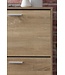 Wohnling WL5.828 Modern 120 x 81 x 24 cm Houten schoenenrek Sonoma 4 vakken | Schoenenkast bovenkast met plank | Ontwerp schoenkantelaar schoenenopslag Gangkist voor schoenen hoog