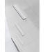 Wohnling Design dressoir WL5.864 Wit Hoogglans 60x90x30 cm Dressoir Hout Modern | Smalle laden ladekast Eetkamer | Kleine kast voor alle doeleinden. Linnen slaapkamer op de borst