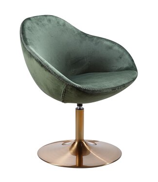 Wohnling Fauteuil SARIN goud 70 cm breed - WL5.921