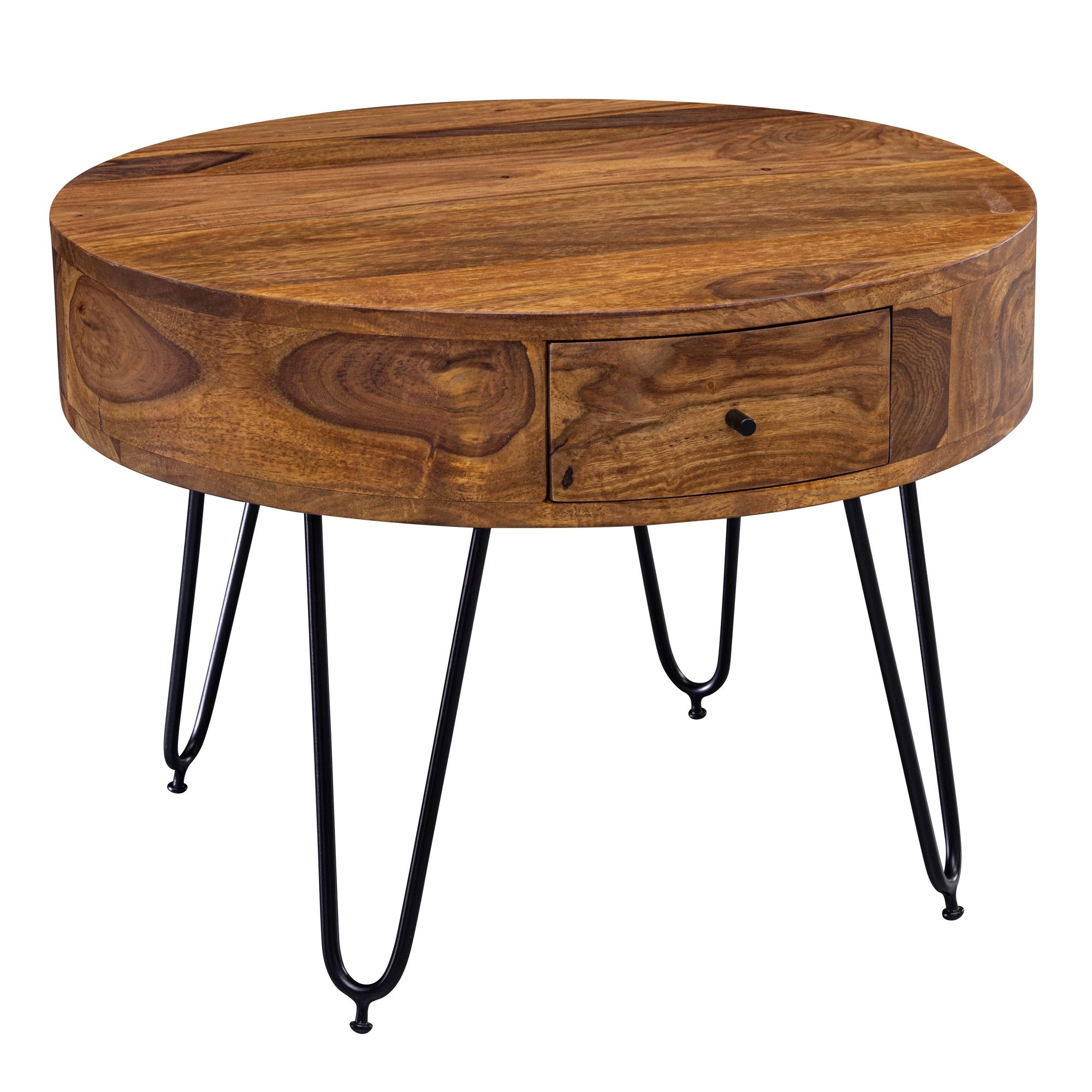 Salontafel sheeshamhout bruin 60 cm