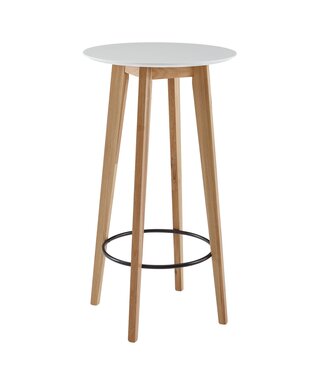 Wohnling Bartafel wit rond 60x110x60 cm - WL6.094