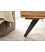 Wohnling salontafel 95x45x45 cm acacia salontafel massief hout rechthoekig | Houten tafel met opbergruimte | Salontafel met lade | Tafel woonkamer solide
