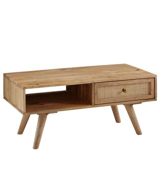 Wohnling Salontafel mangohout 90x40x45 cm - WL6.160