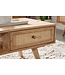Wohnling salontafel 90x40x45 cm Mango massief houten salontafel rechthoekig | Houten tafel met opbergruimte | Salontafel met lade | Tafel woonkamer solide
