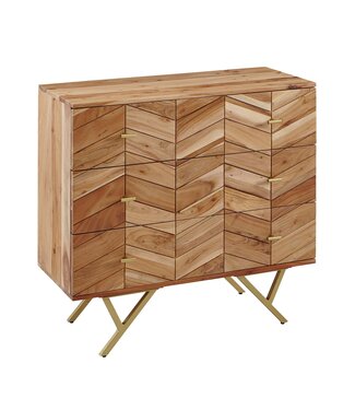 Wohnling Dressoir acaciahout 90 cm breed - WL6.161
