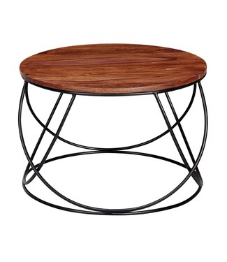 Wohnling Salontafel sheeshamhout bruin 60 cm WL6.171