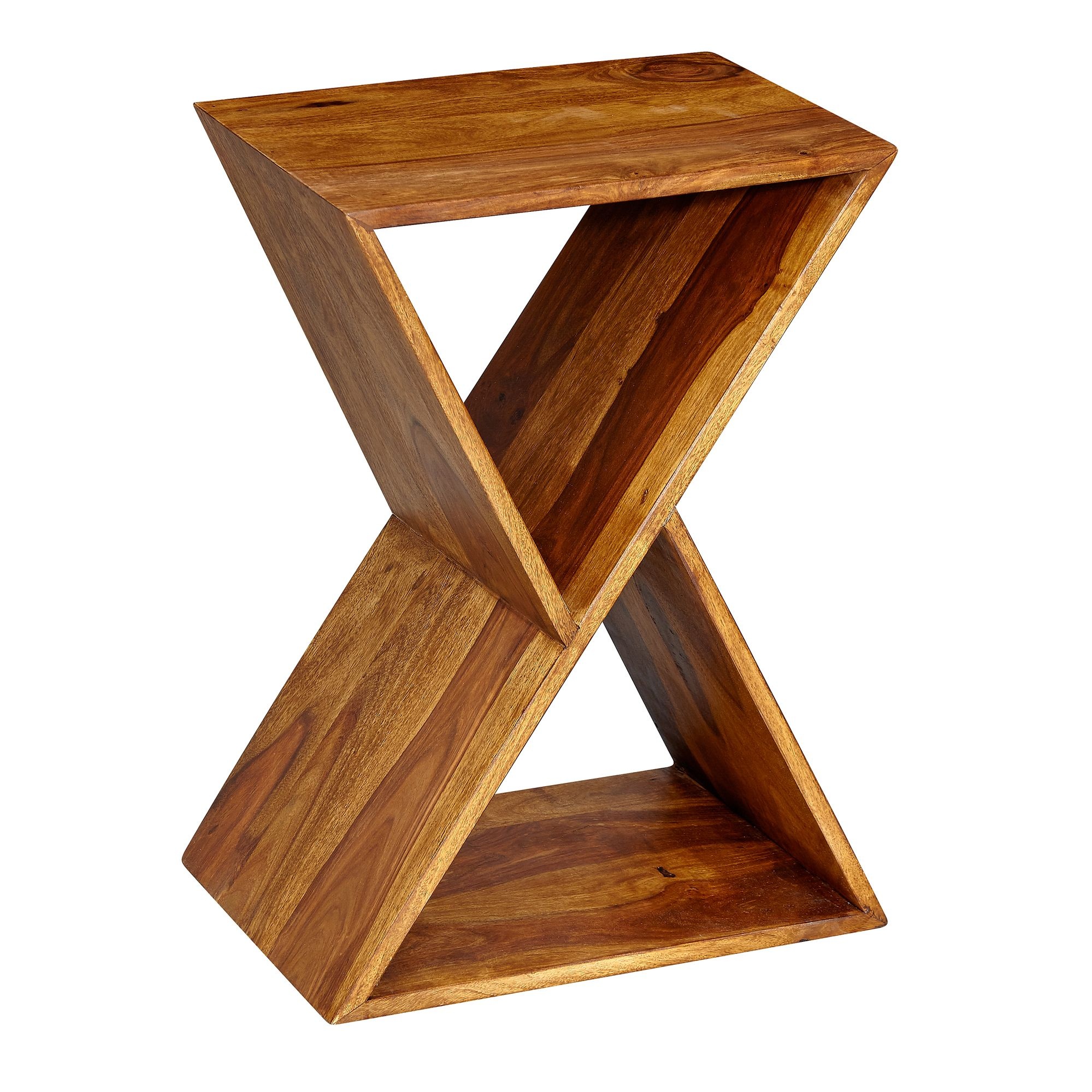 Bijzettafel sheeshamhout 30 cm breed
