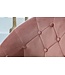 Wohnling Loungestoel Fluweel Roze / Goud Design Draaistoel, Clubfauteuil Gestoffeerde Stoel met Rugleuning, Draaifauteuil Cocktailstoel Lounge, Fauteuil met Stoffen Bekleding