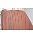 Wohnling Bureaustoel Roze Fluweel Design Draaistoel met Rugleuning, Kuipstoel 120 kg Hoogteverstelbaar, Werkstoel zonder Wielen, Stoel Bureau Home-Office Draaibaar