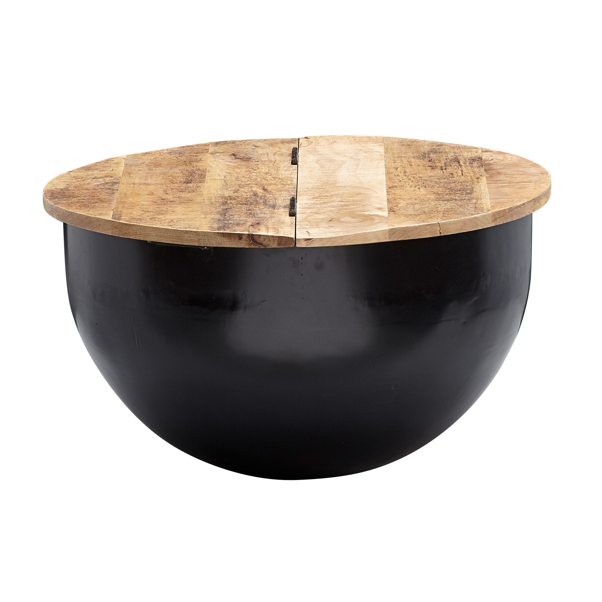 Salontafel metaal zwart 60 cm