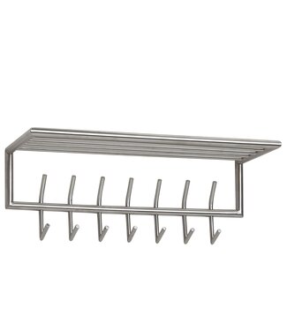 Wohnling Kapstok metaal zilver 75 cm diep
