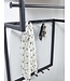 Wohnling design wandgarderobe mango massief hout metaal 60x76x26 cm | Haakstang met plank en kledingroede | Hal garderobe garderobe wand hout