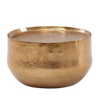 Wohnling Salontafel aluminium goud rond 60 cm - WL6.454