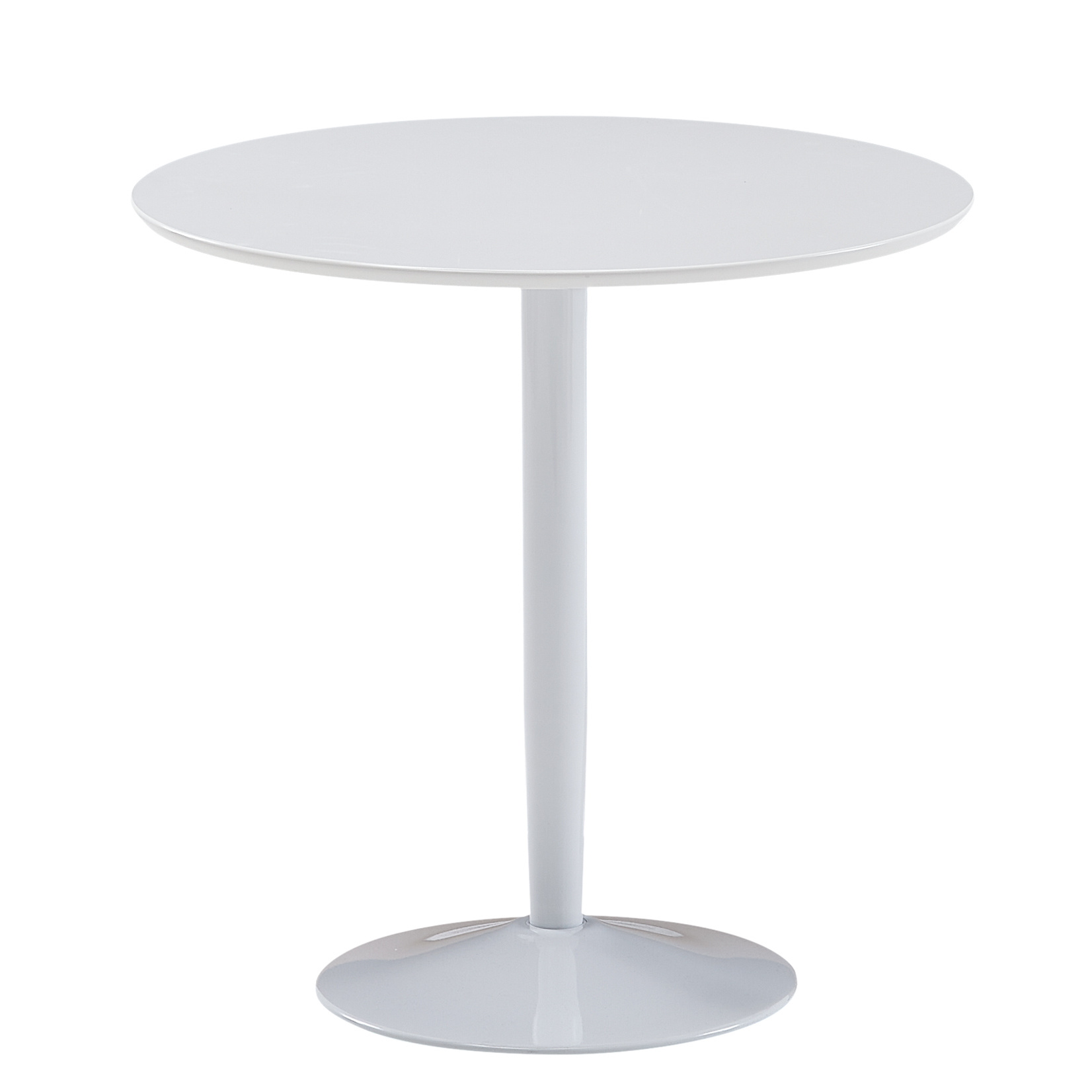 Eettafel rond wit 75 cm diameter