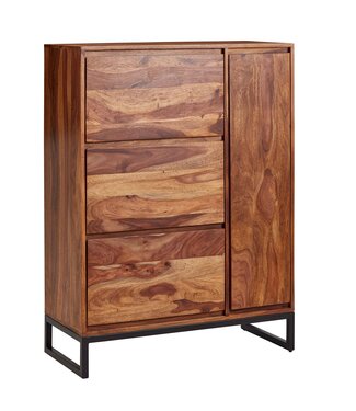 Wohnling Schoenenkast sheeshamhout 88 cm diep - WL6.531