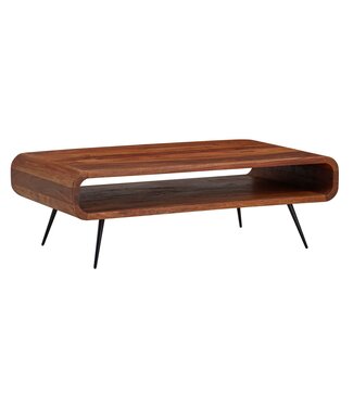 Wohnling Salontafel bruin sheeshamhout 90 cm - WL6.534
