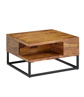 Wohnling Salontafel bruin sheeshamhout 60 cm - WL6.535