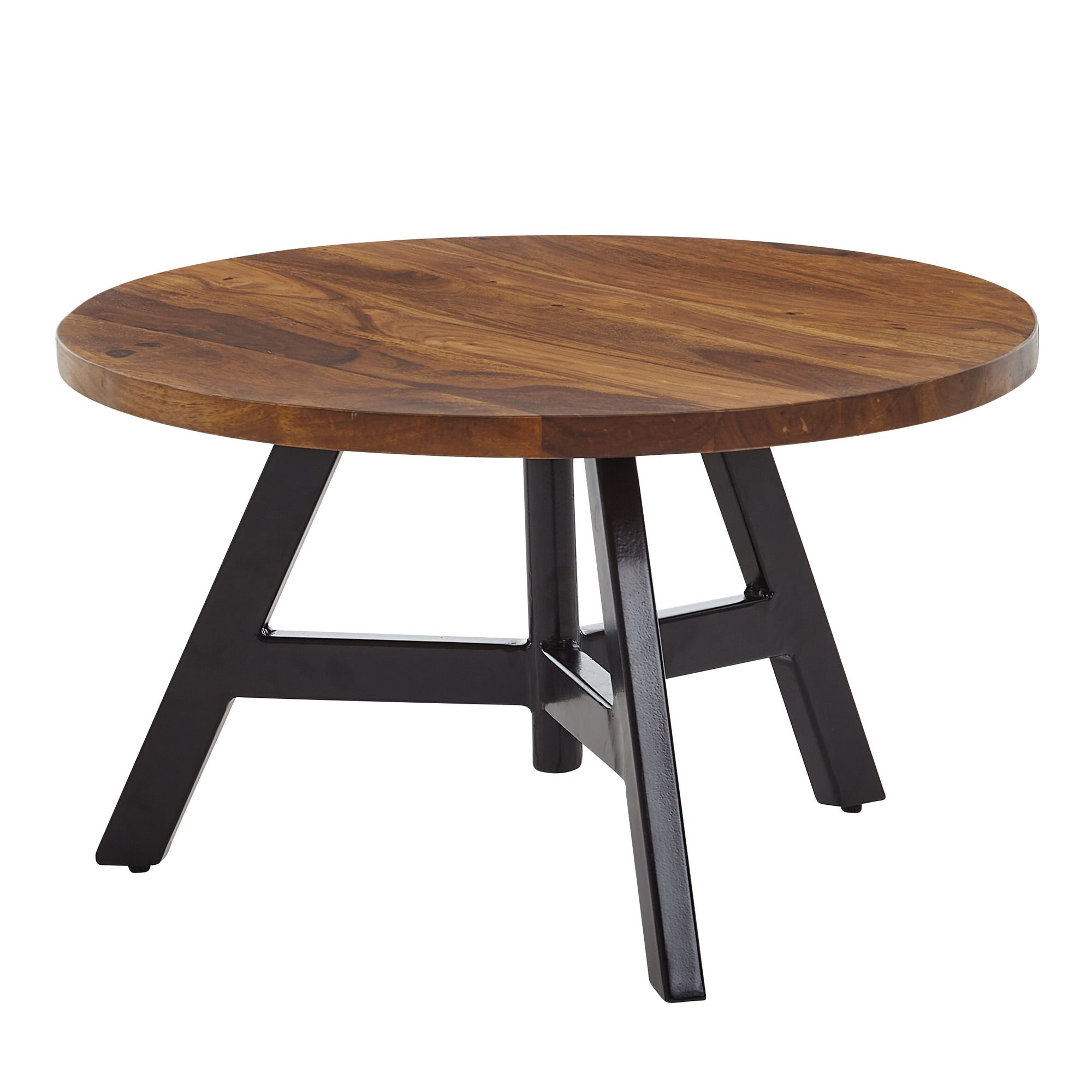 Salontafel sheeshamhout 60 cm vierkant